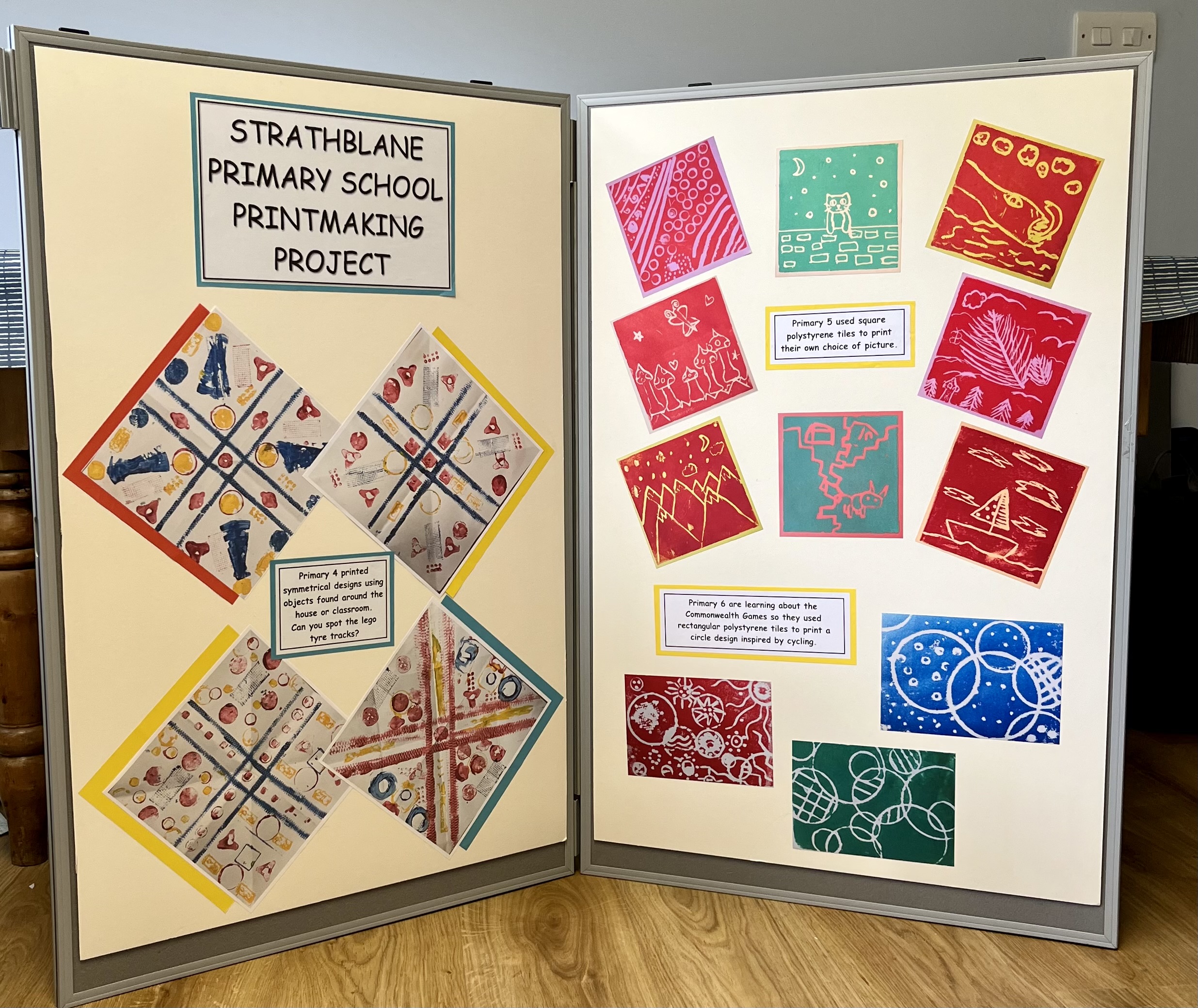 Strathblane Primary School Printmaking Project